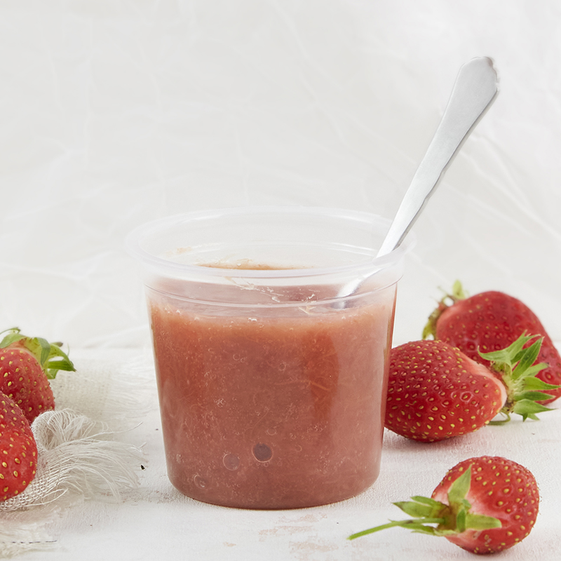Compote fraise-rhubarbe