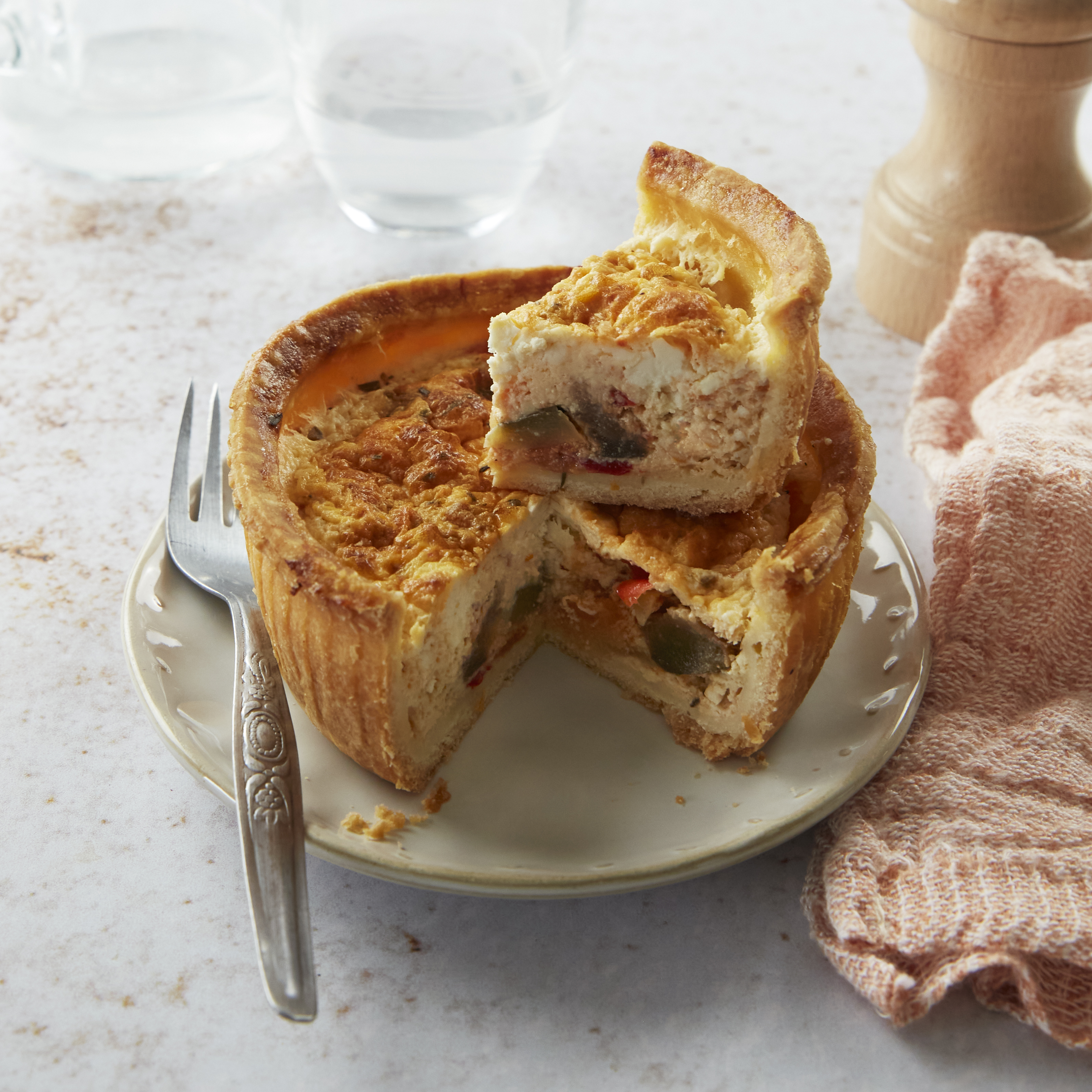 Image of (5) Quiche aux légumes du soleil